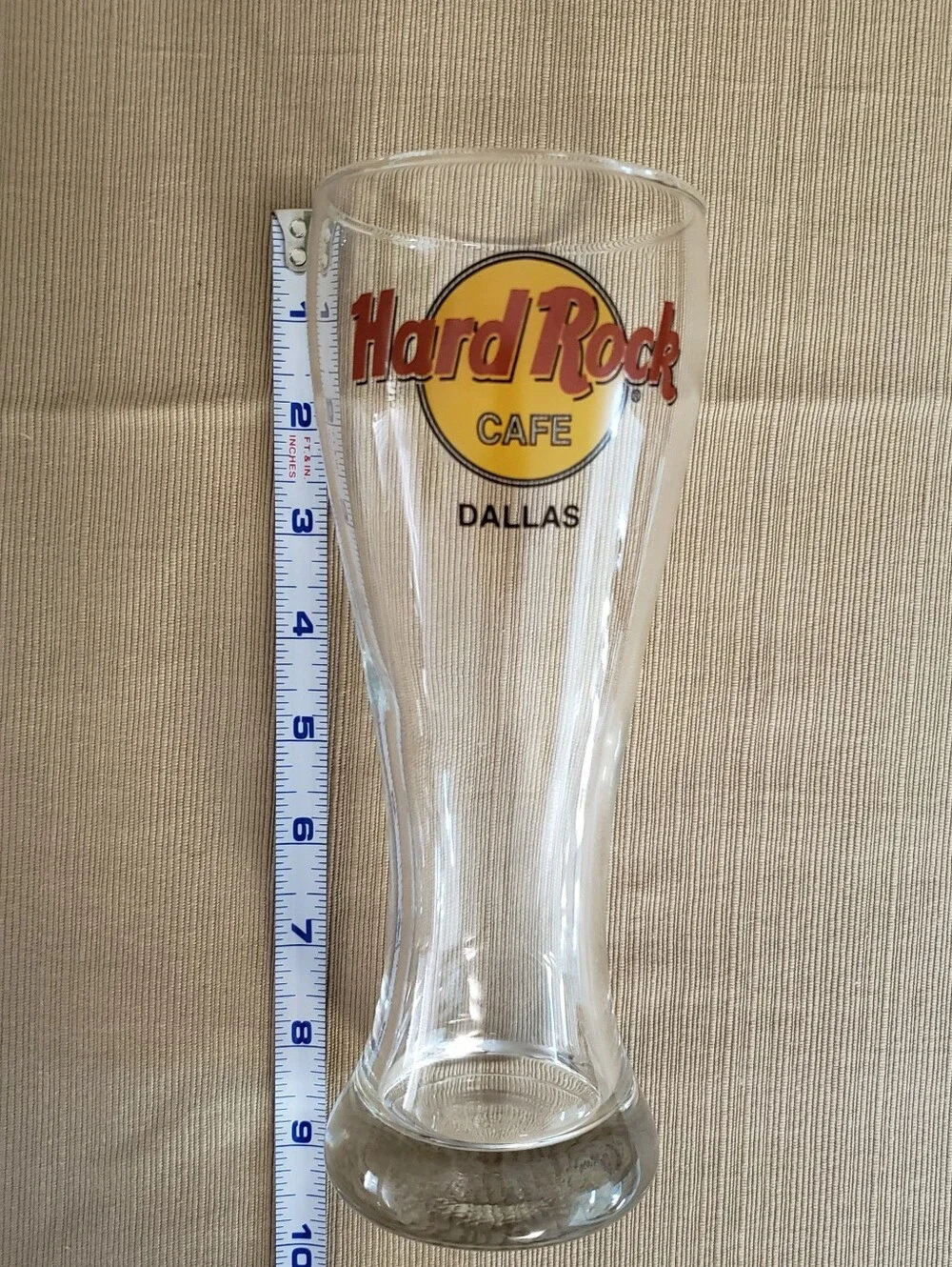 Hard Rock Tall Pilsner / Beer Glass